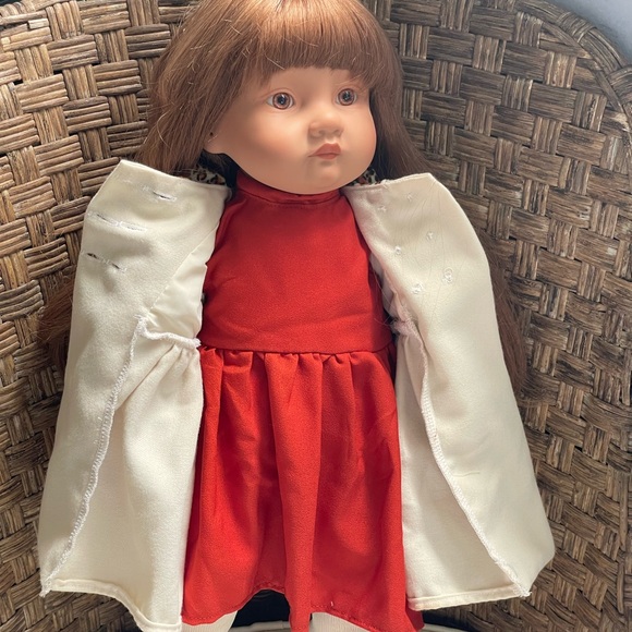 Chubbs Johannes Zook Originals Pat Secrist Signed 1995 Red Hair 22 Inch Doll - Picture 3 of 13